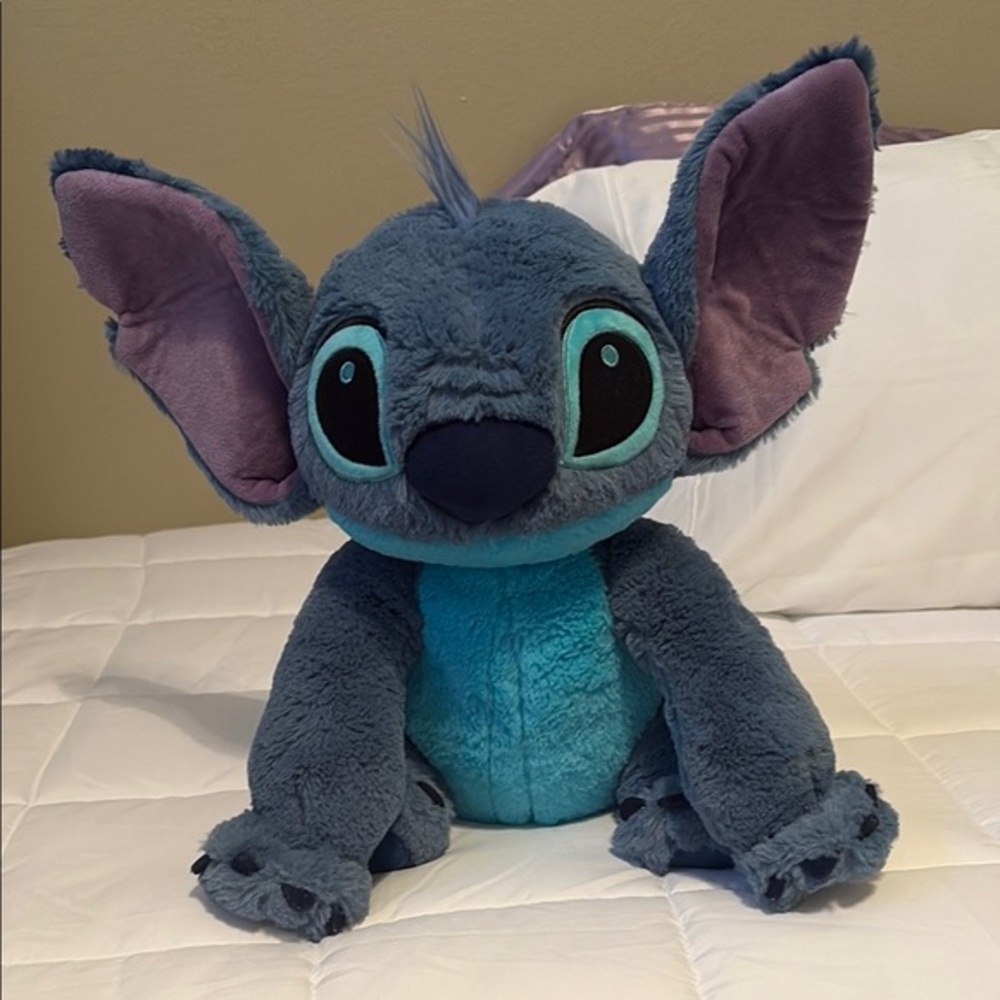 NWOT Stitch Blue and Purple Plush‎ Toy from the Disney Store 12”tall